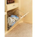 Tilt Out Hamper Basket, Satin Nickel O5204