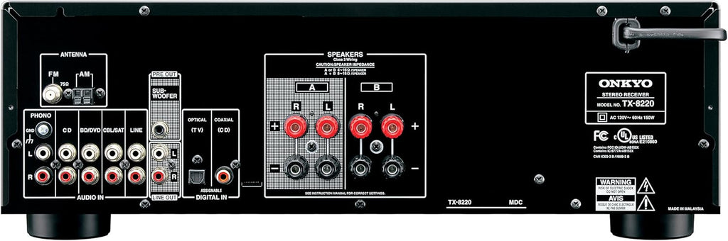 2 Channel Stereo Receiver with Bluetooth, black O2185