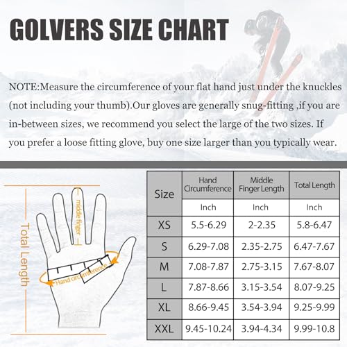Winter Touch Screen Thermal Knit Gloves with Elastic Cuff E251