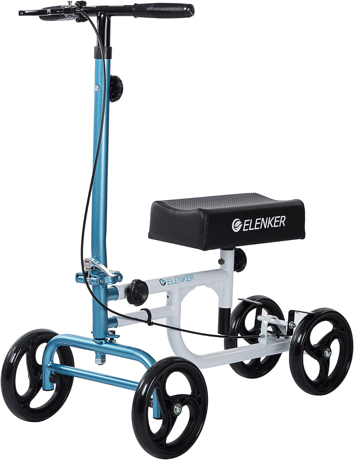 White + Blue Adjustable Knee Scooter Q522433