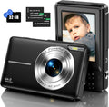 Black 44MP FHD 1080P Compact Digital Camera with 32GB Card F731