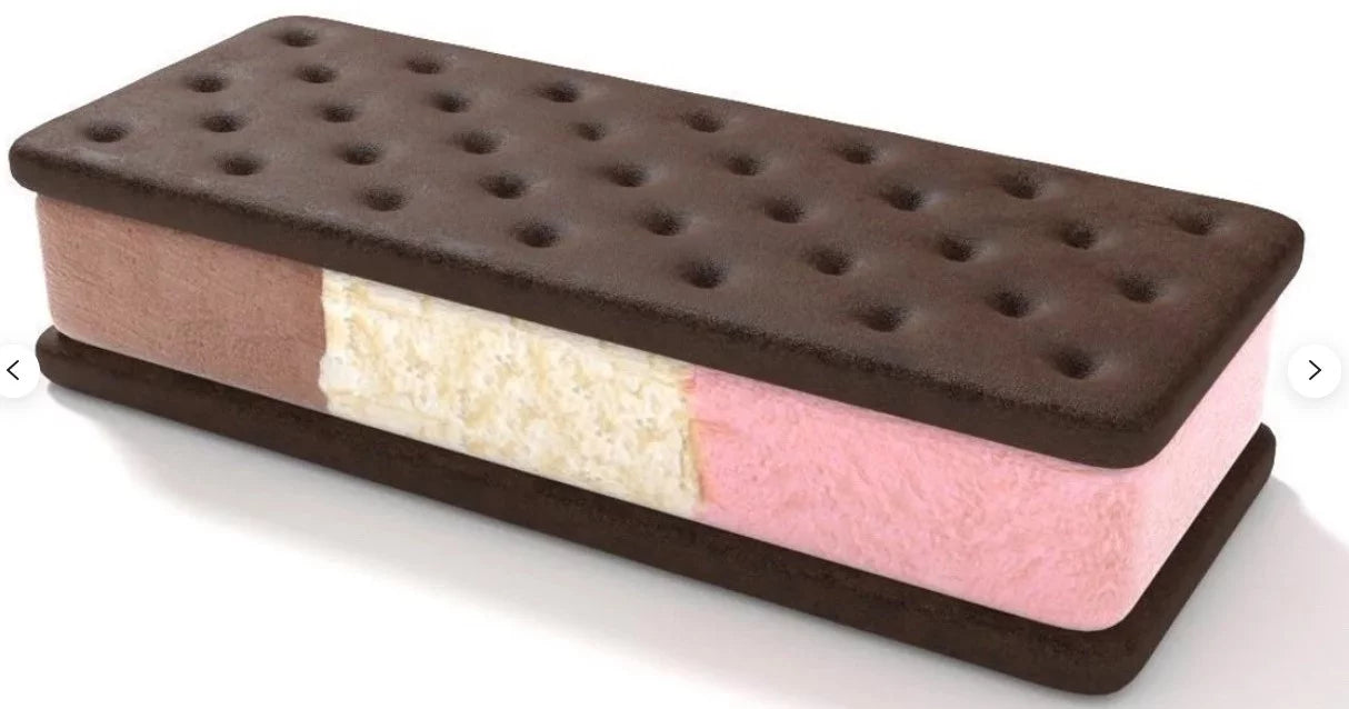 Neapolitan Freeze Dried Ice Cream Sandwich, 6 Count R3747