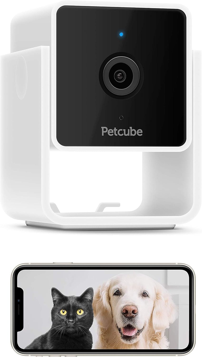 Pack of 2 Pet Monitoring Camera with 1080p HD Video, Night Vision, Two-Way Audio, Magnet Mounting T1094