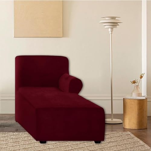 Grey Velvet L Shape Sectional Sofa Cover O6977