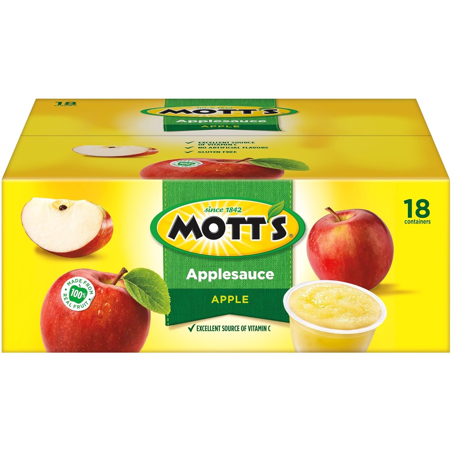 Original Applesauce, 4 oz, 18 count R73678