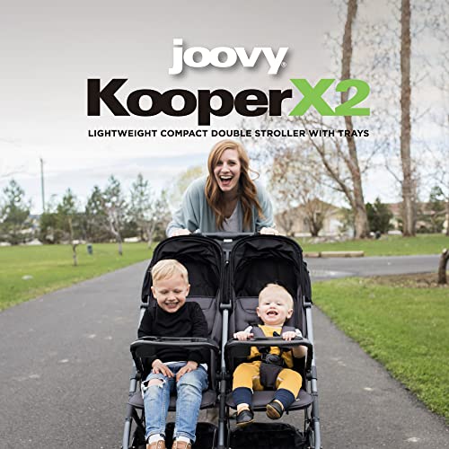 Side-by-Side Double Stroller with Dual Snack Trays Z736