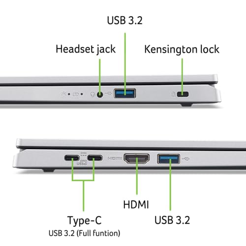 15.6" FHD IPS Display AMD Ryzen 3 8GB LPDDR5 256GB SSD Windows 11 Laptop S42886