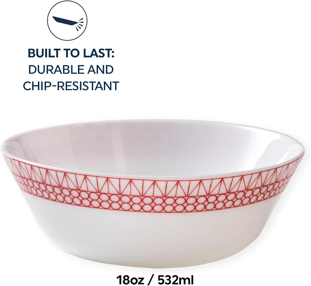 4-Pc 18-Oz Glass Bowl Set O443406
