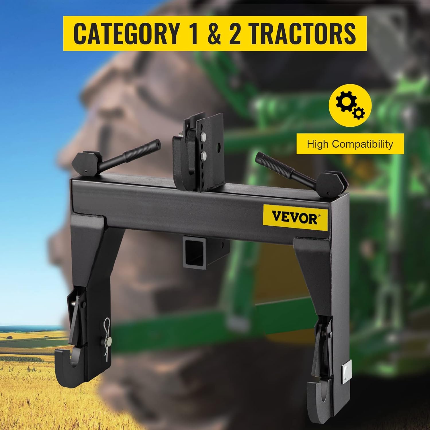 Black 3-Point Quick Hitch X39970