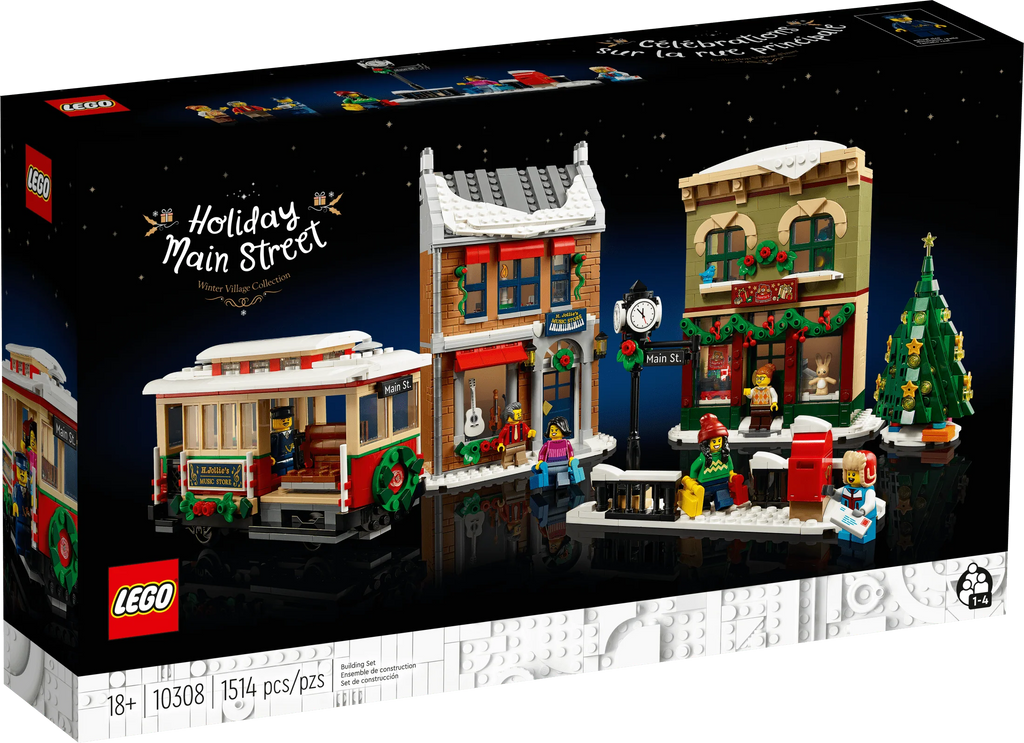 Holiday Main Street Building Set with 6 Minifigures J235
