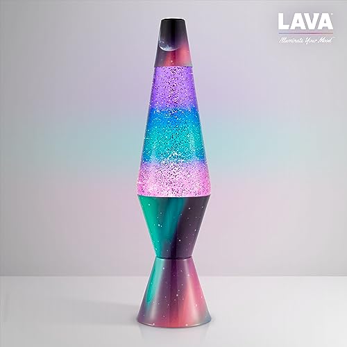 14.5" Silver Glitter Motion Lamp M746