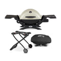 Gas Grill with Portable Cart and Grill Cover X64376