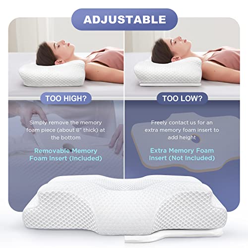 Adjustable Cervical Memory Foam Pillow S13121