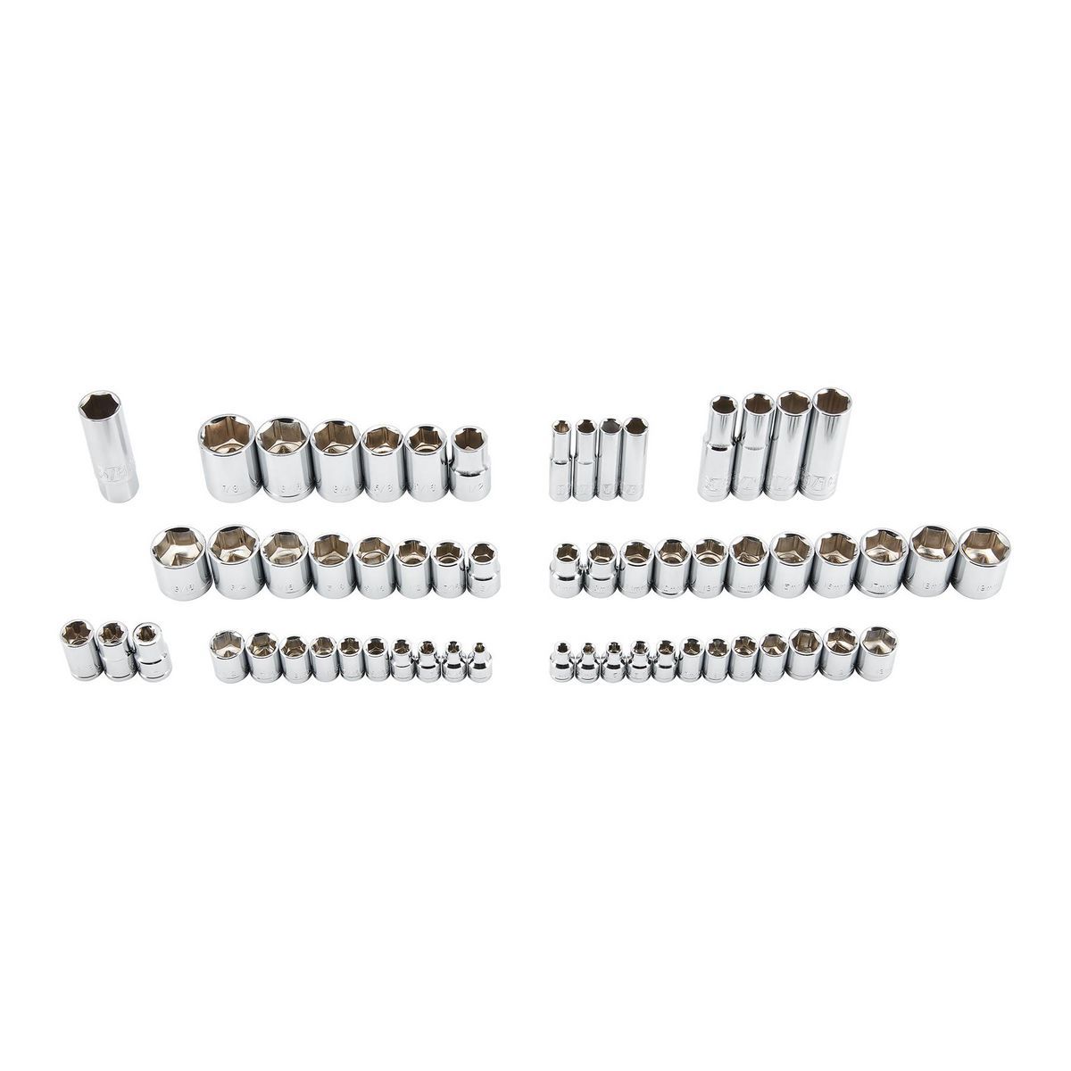 64-Piece SAE and Metric Socket Set D2507