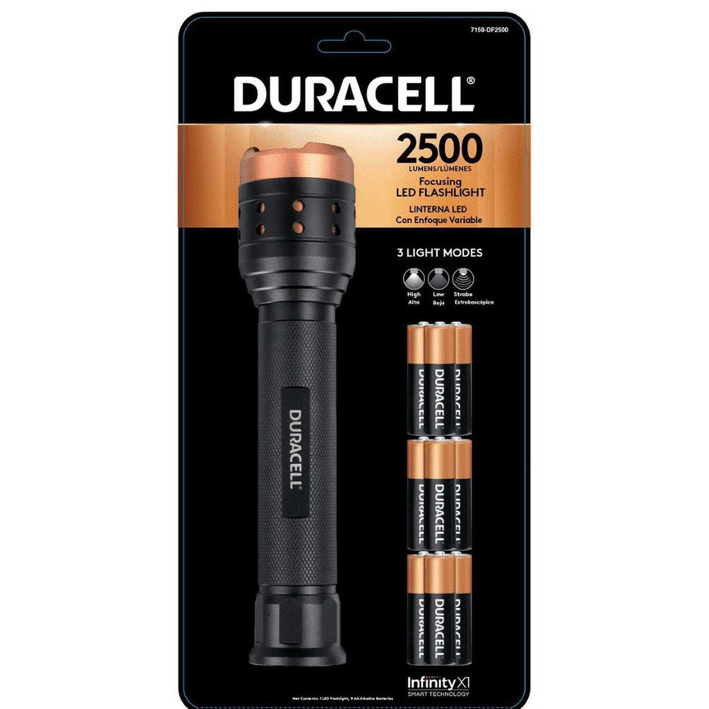 2500 Lumen Aluminum LED Flashlight D163