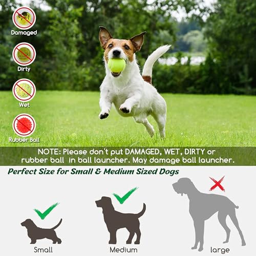 15PCS Mini Tennis Balls Included Green Ball Launcher I292