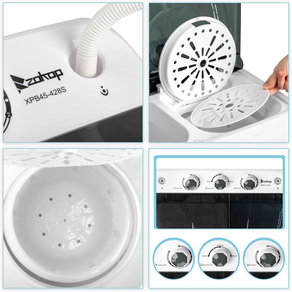 20LBS Compact Mini Twin Tub Washer H705