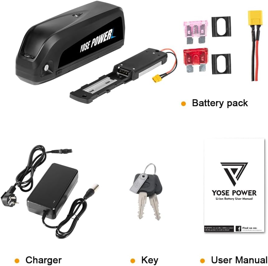 48V 20Ah Electric Bike Battery with 40A BMS and USB Port U64408