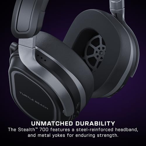 Black Wireless Gaming Headset with Memory Foam Cushions Y814