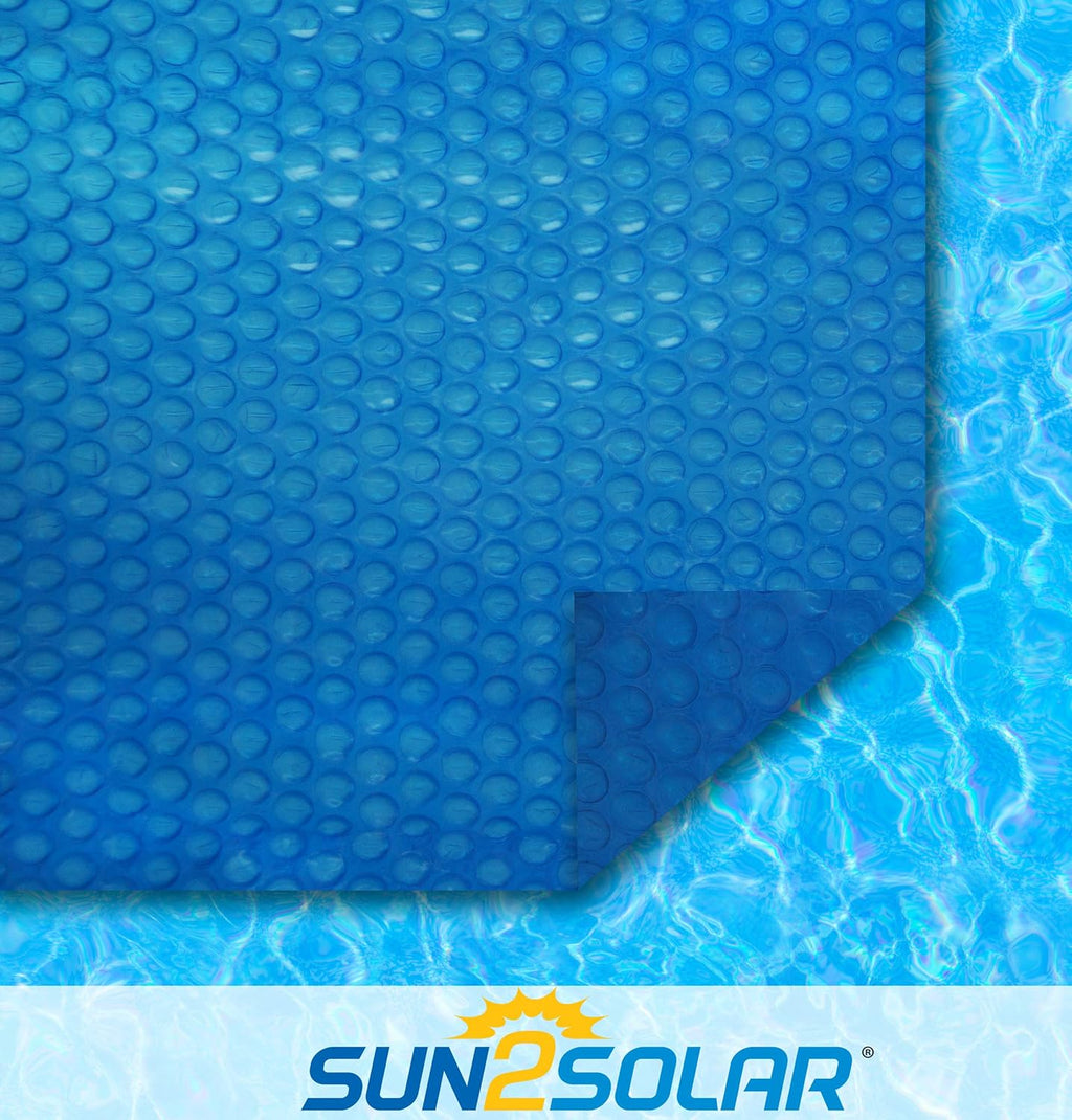 Blue 20 ft. x 50 ft. Rectangle Solar Cover E971
