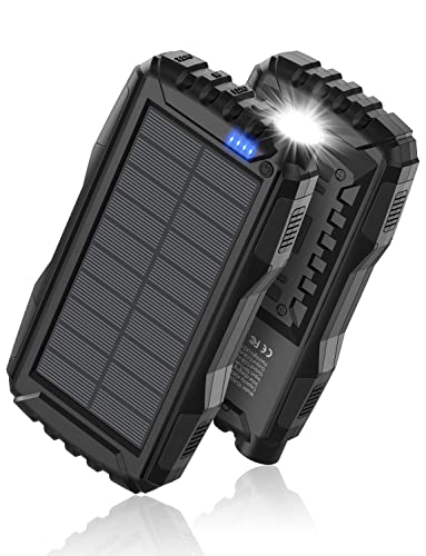 42800mAh Solar Power Bank with Flashlight (Orange) O3732