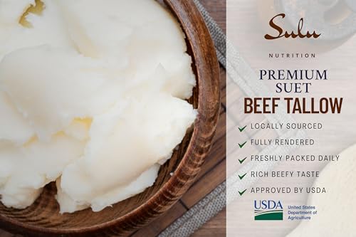 100% Pure Rendered NON GMO Beef Tallow 7LBS S110432