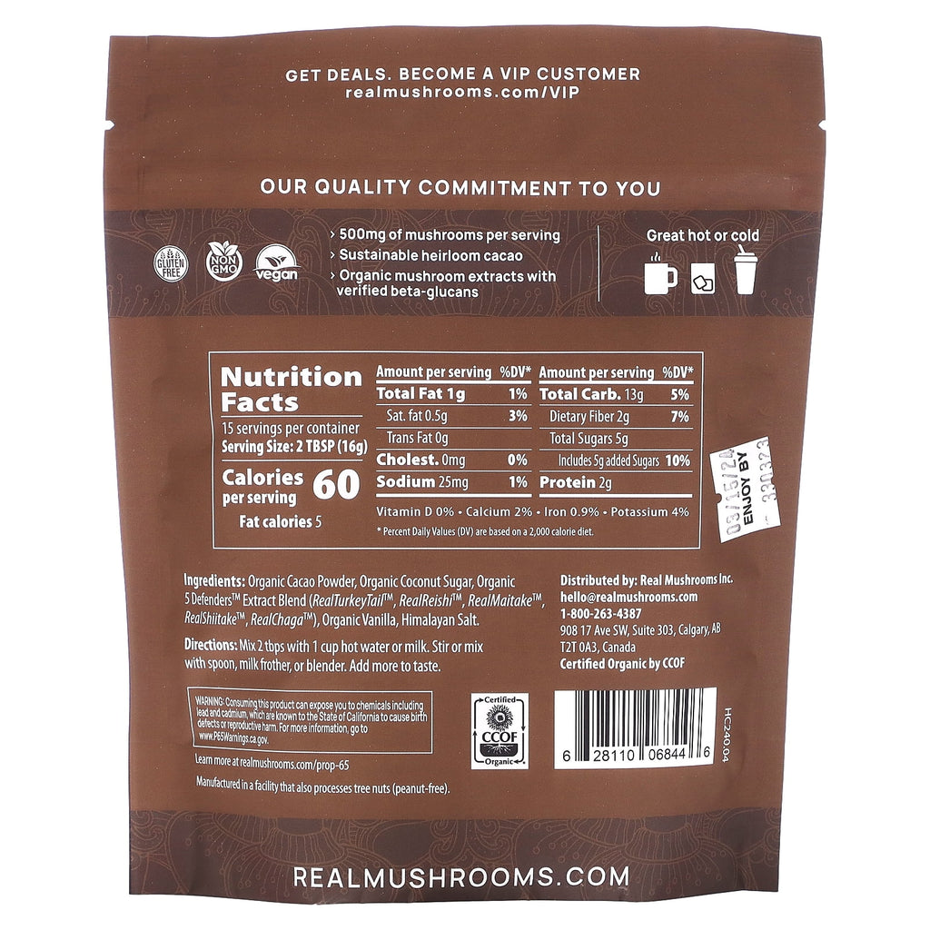 Mushroom Hot Chocolate, 240 g X7681