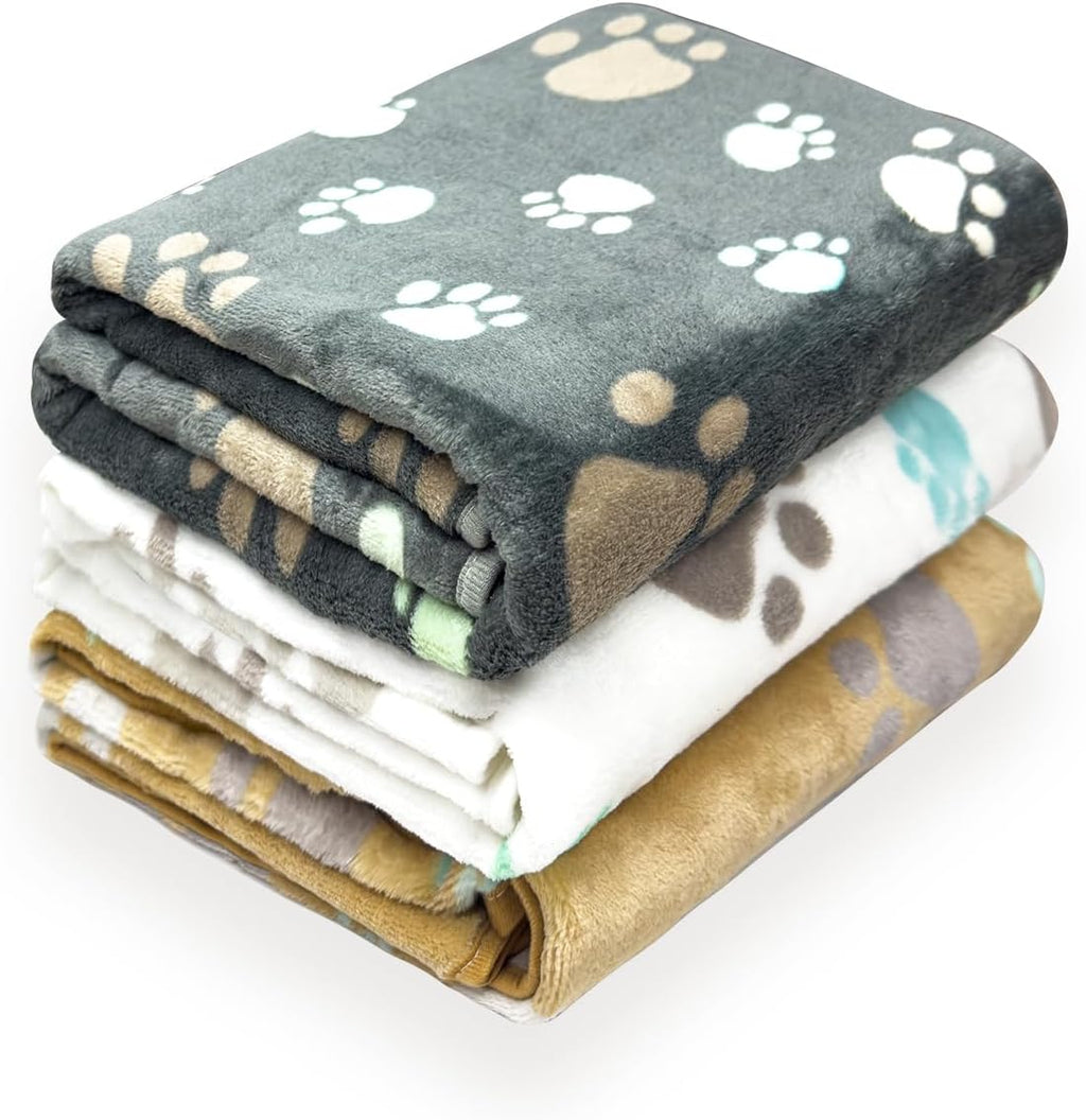 3Pack Super Soft Fluffy Pet Blankets D6033