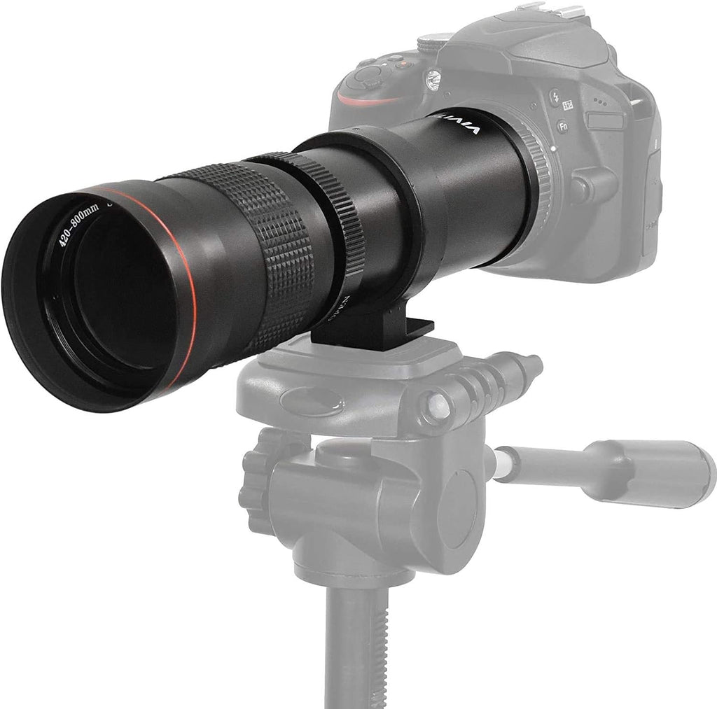 High-Power 420-1600mm f/8.3 Manual Telephoto Zoom Lens D465