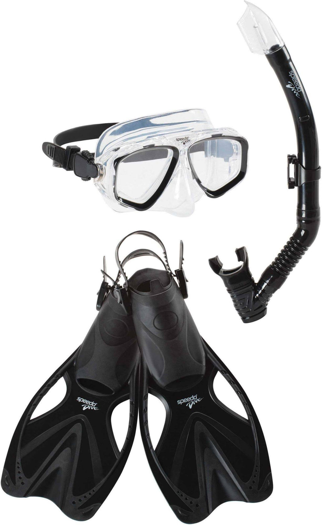 Black Snorkel Fin Set P657