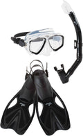 Black Snorkel Fin Set P657