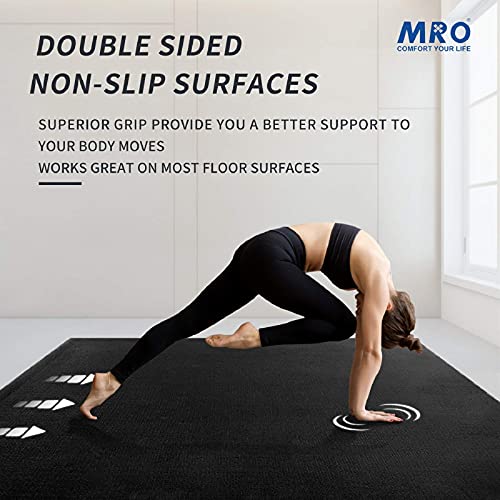 Extra Large Yoga Mat 12'x6' 9MM Non-Slip Y425776
