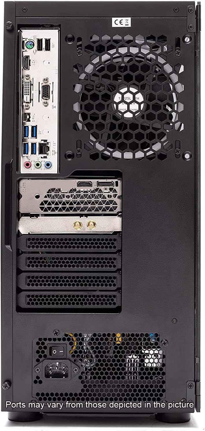 Intel Core i5 9400F 2.9GHz GTX 1650 4G 500GB SSD 8GB DDR4 3000MHz RGB Fans Windows 10 Home 64-bit 802.11AC Wi-Fi Desktop P43010