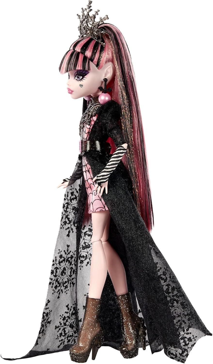 Pink and Black Gown Draculaura Doll F4224