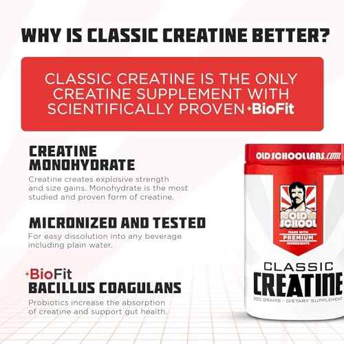 5000mg Micronized Creatine Monohydrate Powder 60 Servings O99509