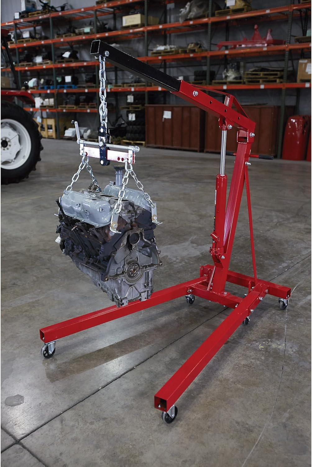 2-Ton Hydraulic Engine Hoist with Load Leveler R2238