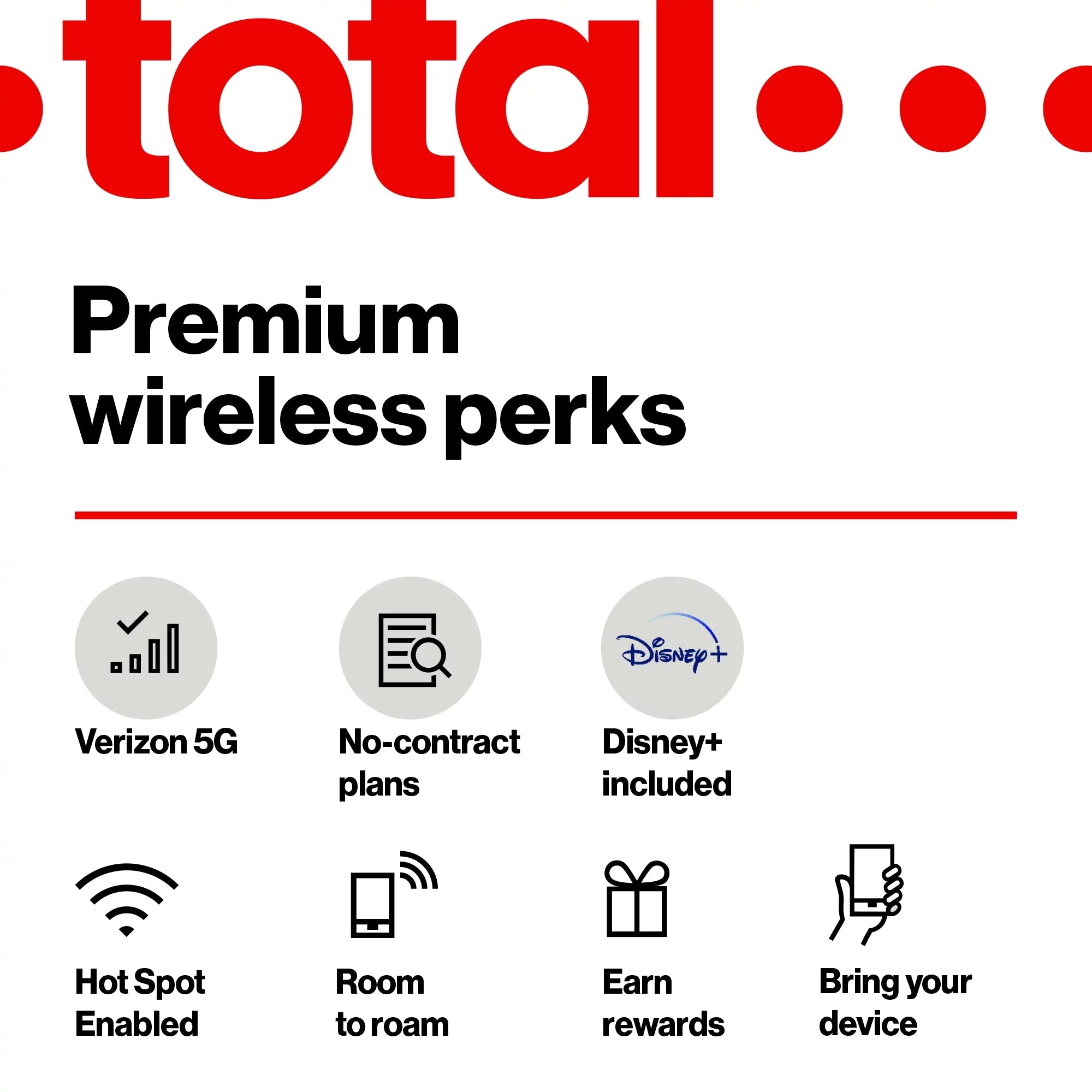 $60 Unlimited 30-Day 2 Lines Prepaid Plan with 30GB Shared Data and 10GB Mobile Hotspot Per Line M909227