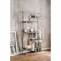 Geometric Bookcase Chrome G689192