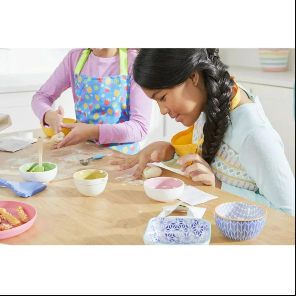 Easy Bake Oven Set with Baking Accessories - 4 Refill mixes (Red Velvet Strawberry Cupcakes, Donut, Pizza and Whoopie Pies), Unicorn Sprinkles D667