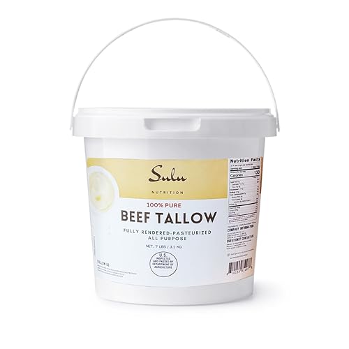 100% Pure Rendered NON GMO Beef Tallow 7LBS S110432