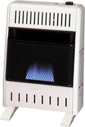 White Ventless Natural Gas Blue Flame Space Heater, 10000 BTU M6512
