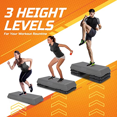 28.5'' Adjustable Aerobic Step with 4 Risers P617