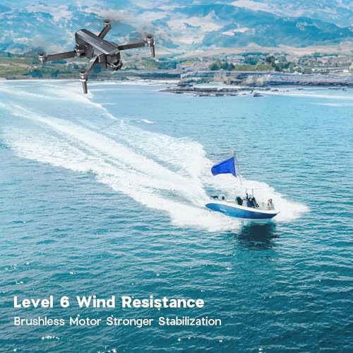 4K UHD Drone with Camera, 52 Mins Fly Time 2 Batteries, GPS Auto Return K16608