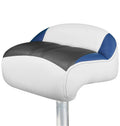 White/Blue/Carbon Casting Boat Seat R111