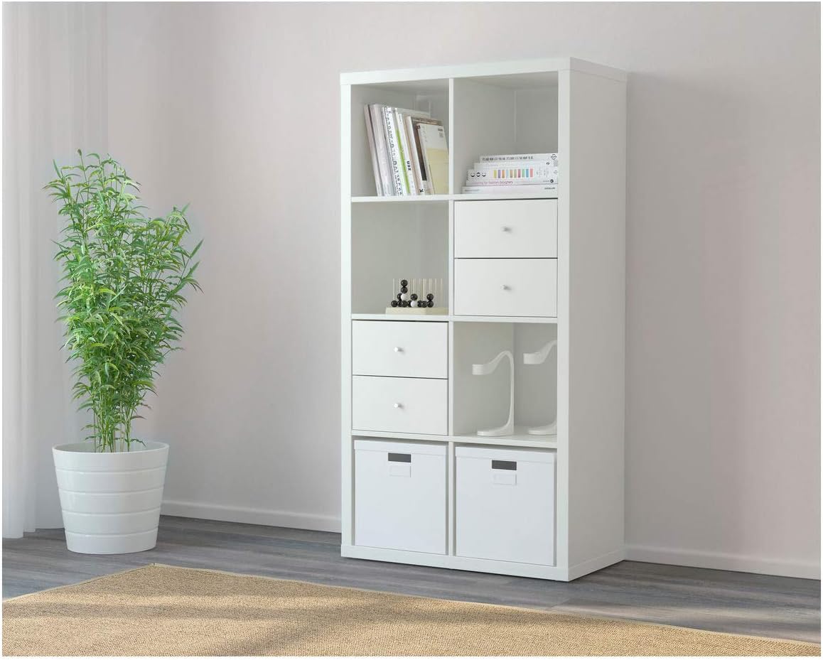 White 8 Shelf Shelving Unit (77x39x147 cm) E430298