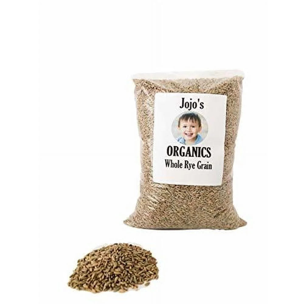 Certified Organic Rye Berries 5 Lbs Whole Wheat Grain K254287
