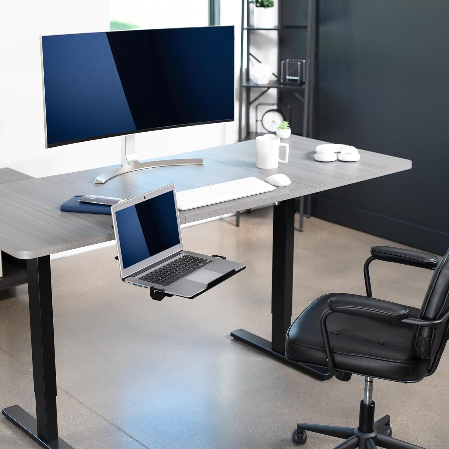 Black 12 x 9 inch Rotating Laptop Tray M3972