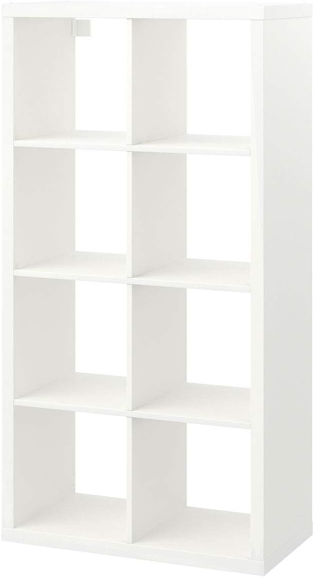 White 8 Shelf Shelving Unit (77x39x147 cm) E430298