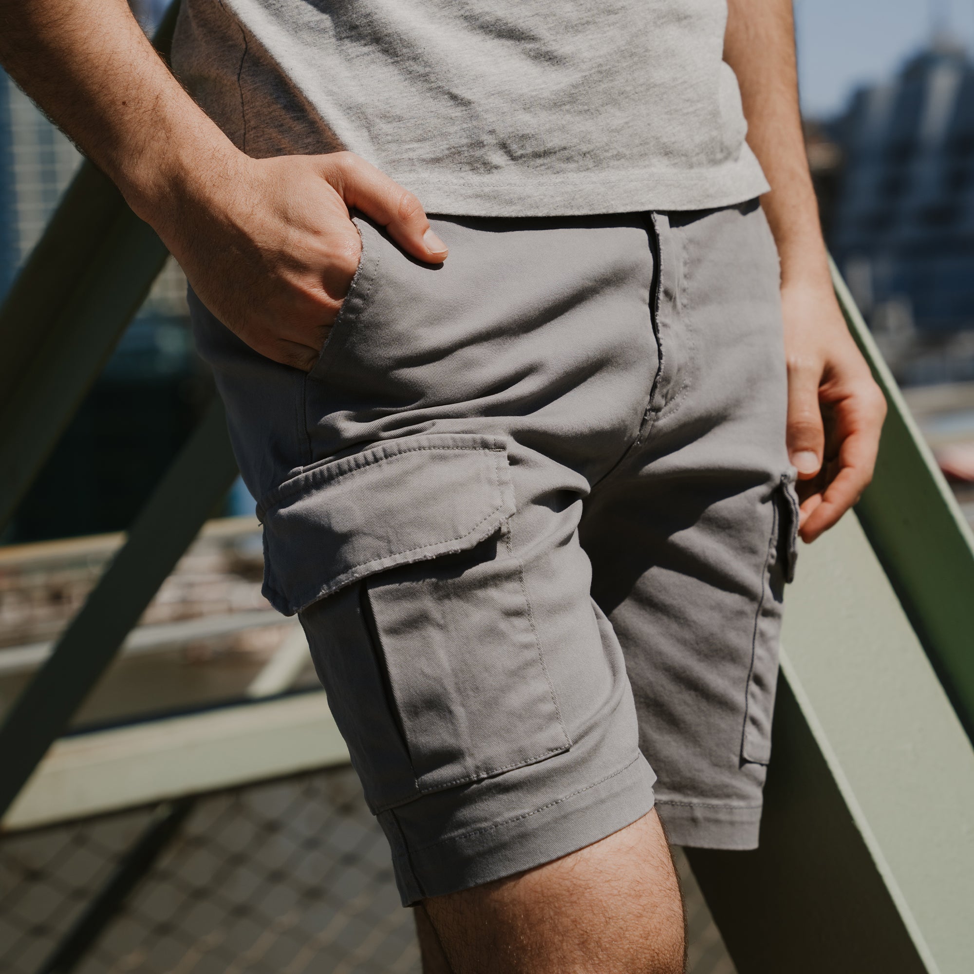 Cargo Shorts - Grey