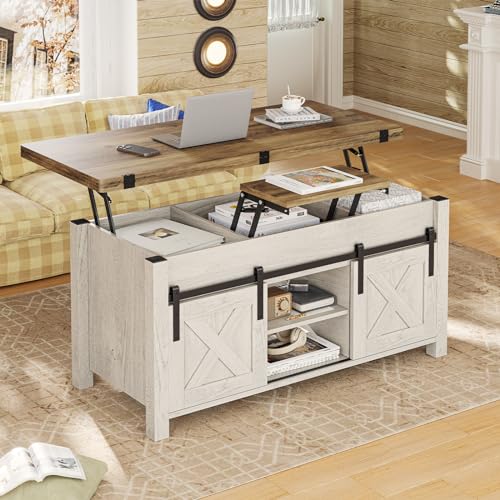 Grey Lift Top Coffee Table with Storage O921921